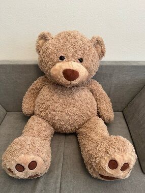 Goffa Plush Oversized Teddy Bear - Cream Brown Cozy Cuddler